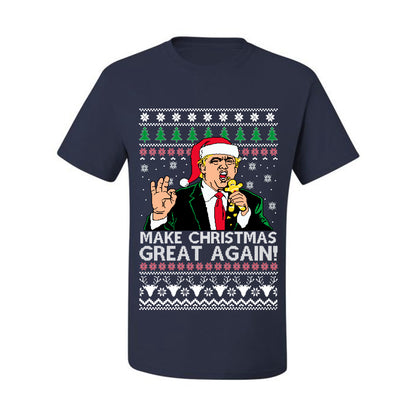 Funny Graphic Meme Ugly  Christmas  Tshirt , Donald Trump, "Make Christmas Great Again" Ugly Christmas Tshirt Men's Graphic T-Shirt Ugly Christmas  Men's T-Shirt