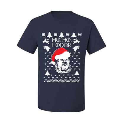 GoT Ugly Xmas  Tshirt, "Ho Ho Hodor" Ugly Christmas Tshirt Men's Graphic T-Shirt Ugly Christmas  Men's T-Shirt