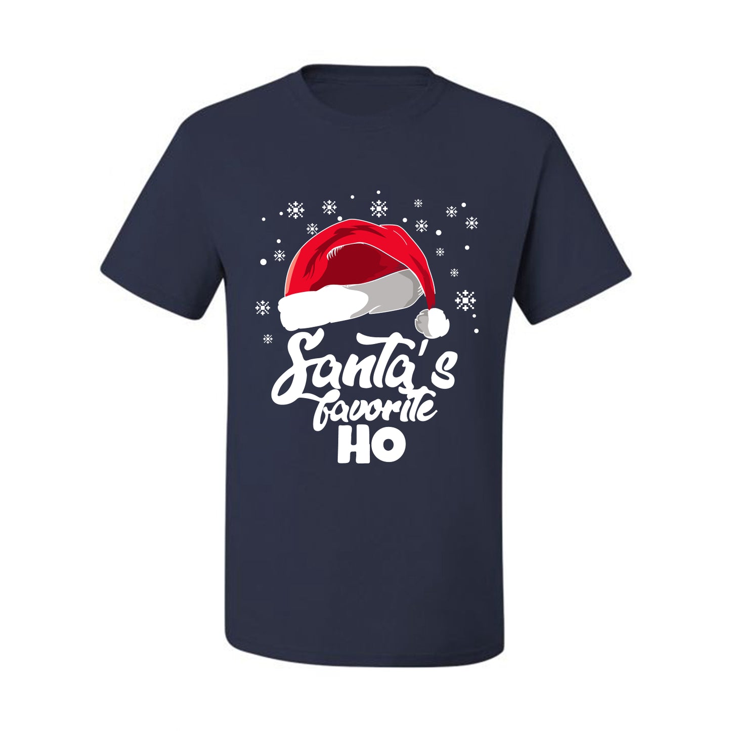 Ugly Christmas  "Santa's Favorite Ho" Butcher's Kitchen, Grilling, Cooking, BBQ  Ugly Christmas Tshirt Men's Graphic T-Shirt Ugly Christmas  Men's T-Shirt