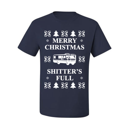 Full Ugly Xmas Tshirt Bodysuit for Infant Creeper Boys Girls Baby, Merry Christmas Shitters Ugly Christmas Tshirt Men's Graphic T-Shirt Ugly Christmas  Men's T-Shirt