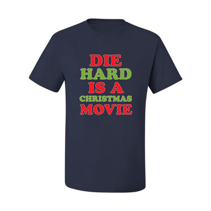 Men's Christmas  Shirt, Die Hard is a Christmas Movie Ugly Christmas Tshirt Men's Graphic T-Shirt Ugly Christmas  Men's T-Shirt