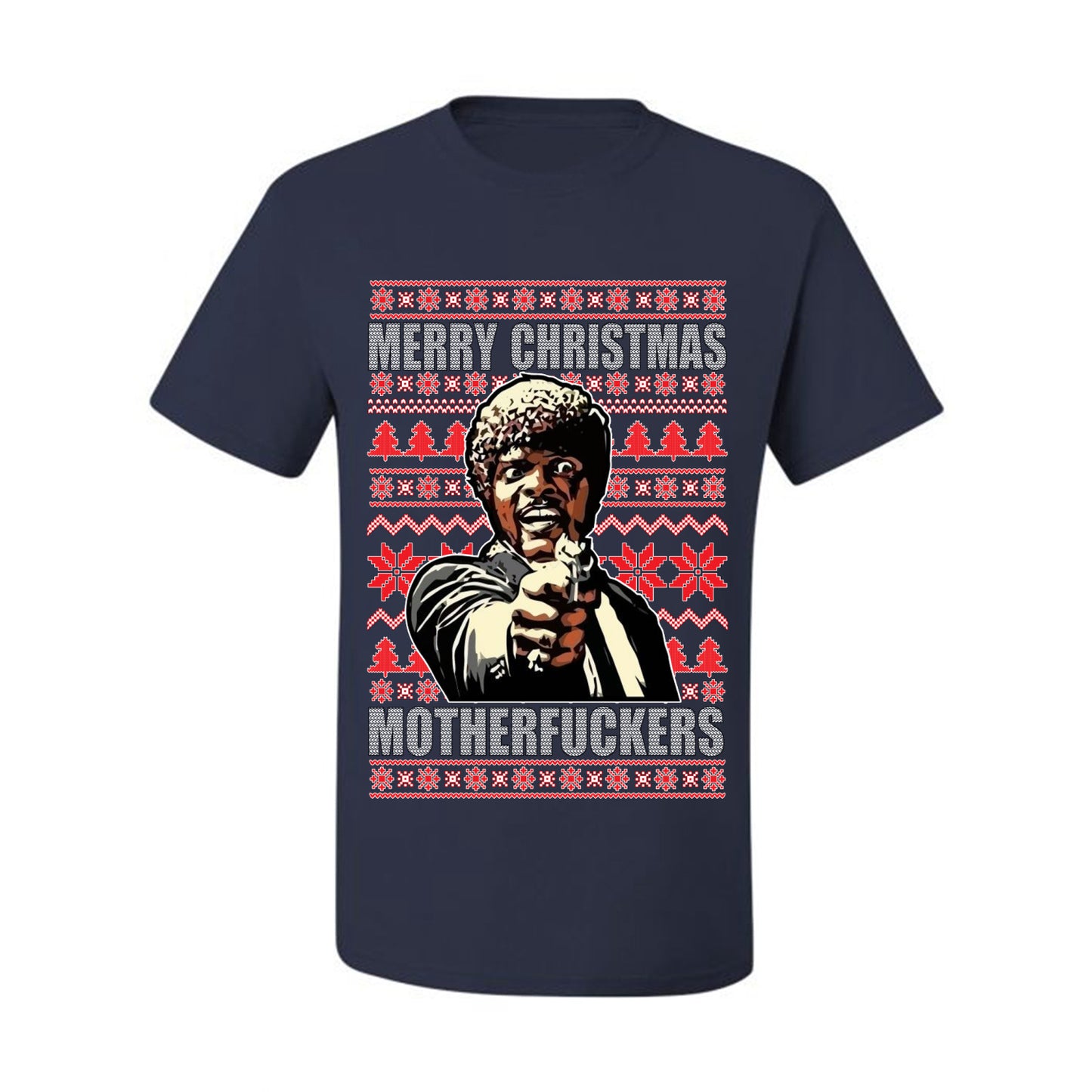 Ugly Xmas Tshirt , Merry Christmas Motherfuckers Ugly Christmas Tshirt Men's Graphic T-Shirt Ugly Christmas  Men's T-Shirt