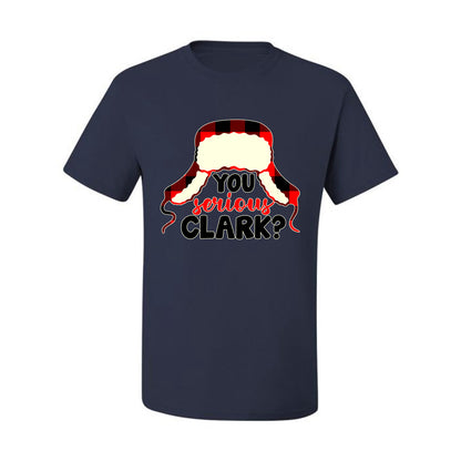 Women's Christmas Top Scoop , You Serious Clark? Wild Bobby Ugly Christmas Tshirt Men's Graphic T-Shirt Ugly Christmas  Men's T-Shirt