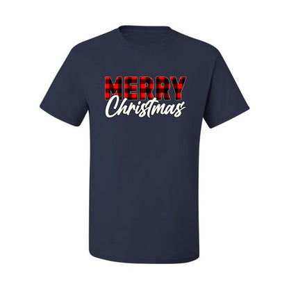 Men's Christmas Graphic TShirt, Plaid, Merry Christmas Buffalo  Ugly Christmas Tshirt Men's Graphic T-Shirt Ugly Christmas  Men's T-Shirt