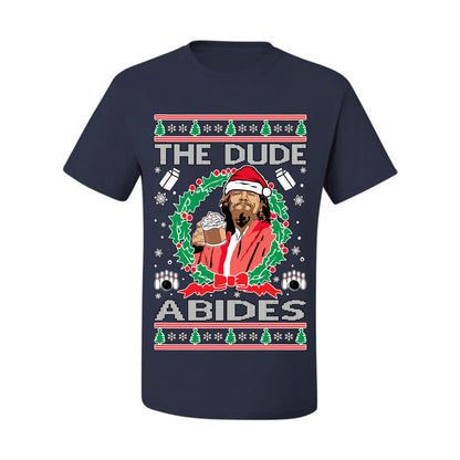 Big Lebowski - The Dude Abides, Christmas Gifts, Funny Xmas Gift Idea, Ugly Christmas Sweater Men's T-Shirt