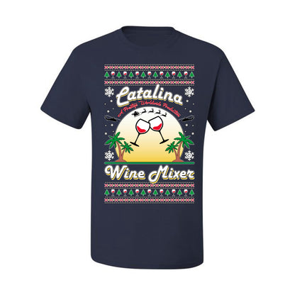 Men's Graphic T-Shirt Ugly Xmas Tshirt, Catalina Wine Mixer Boats and Hoes Step Brothers, Ugly Christmas Tshirt Men's Graphic T-Shirt Ugly Christmas  Men's T-Shirt