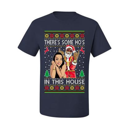 Santa the Plug Hos In This House , Merry Christmas Tee, Ugly Christmas,  Sweater Men's T-Shirt