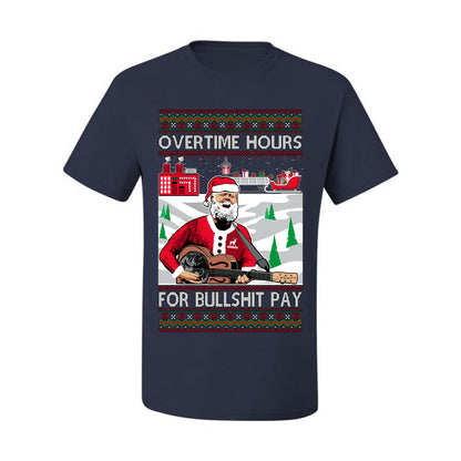 Overtime Hours Rich Men North of Richmond, Christmas Gifts, Funny Xmas Gift Idea, Ugly Christmas Sweater Men's T-Shirt