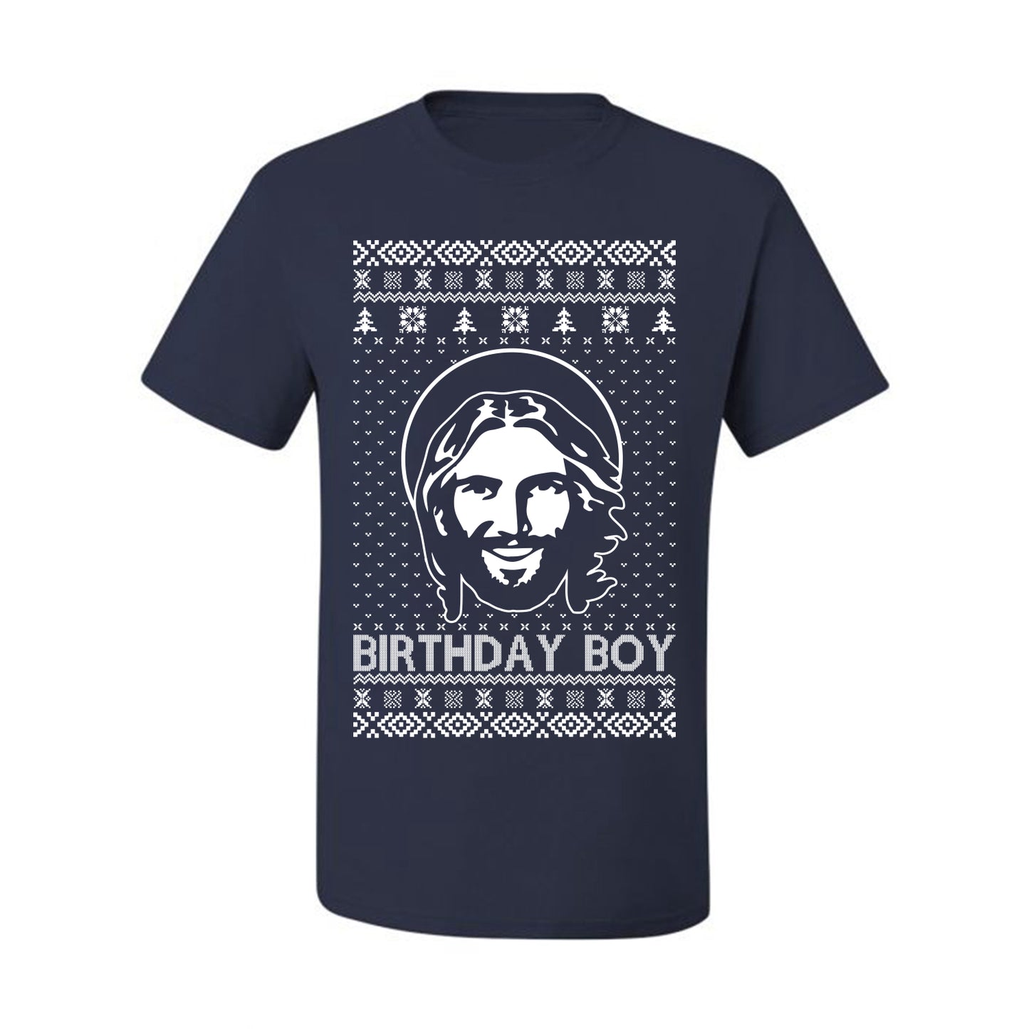 Birthday Boy Jesus Christ, Christmas Gifts, Funny Xmas Gift Idea, Ugly Christmas Sweater Men's T-Shirt