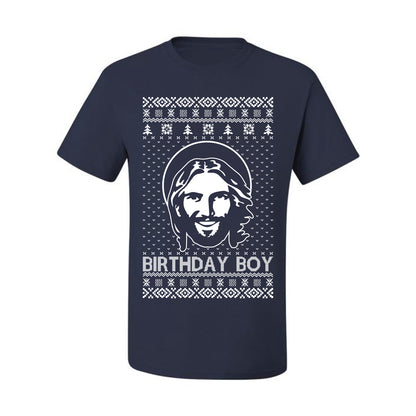 Birthday Boy Jesus Christ, Christmas Gifts, Funny Xmas Gift Idea, Ugly Christmas Sweater Men's T-Shirt