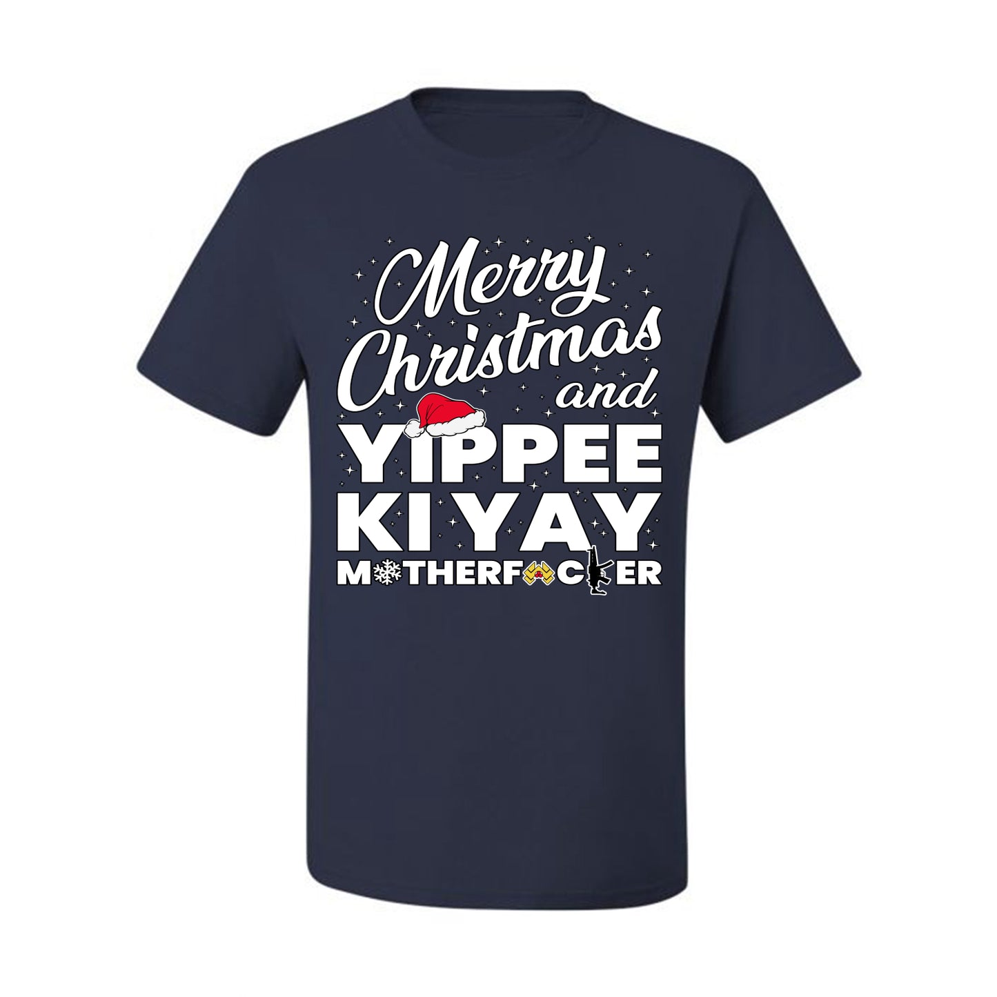 Merry Christmas and Yippee Ki Yay MOFO Ugly Christmas Sweater, Christmas Gifts, Funny Xmas Gift Idea, Men's T-Shirt