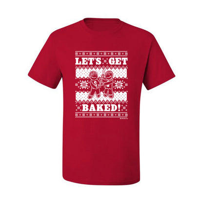 Graphic Ugly Xmas Tshirt , Holiday Ginger Bread Design, Let's Get Baked  Ugly Christmas Tshirt Men's Graphic T-Shirt Ugly Christmas  Men's T-Shirt