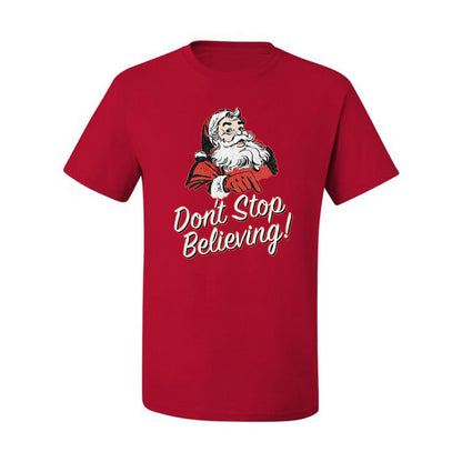 Men's Graphic Christmas T-Shirt Santa Dont Stop Believing  Ugly Christmas T-shirt  Ugly Christmas  Men's T-Shirt