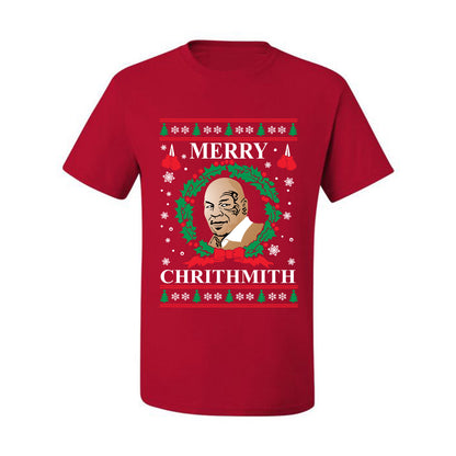 Mike Tyson  Ugly T-shirt Merry Chrithmith Ugly Christmas T-shirt  Ugly Christmas  Men's T-Shirt