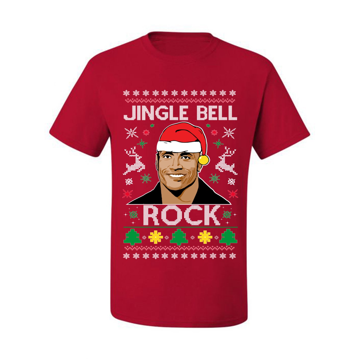 Jingle Bell Rock, Christmas Gifts, Funny Xmas Gift Idea, Ugly Christmas Sweater Men's T-Shirt