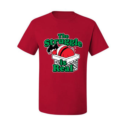Women's Ugly Christmas Tshirt  Scoop Top, "The Struggle is Real" Ugly Christmas Tshirt Men's Graphic T-Shirt Ugly Christmas  Men's T-Shirt