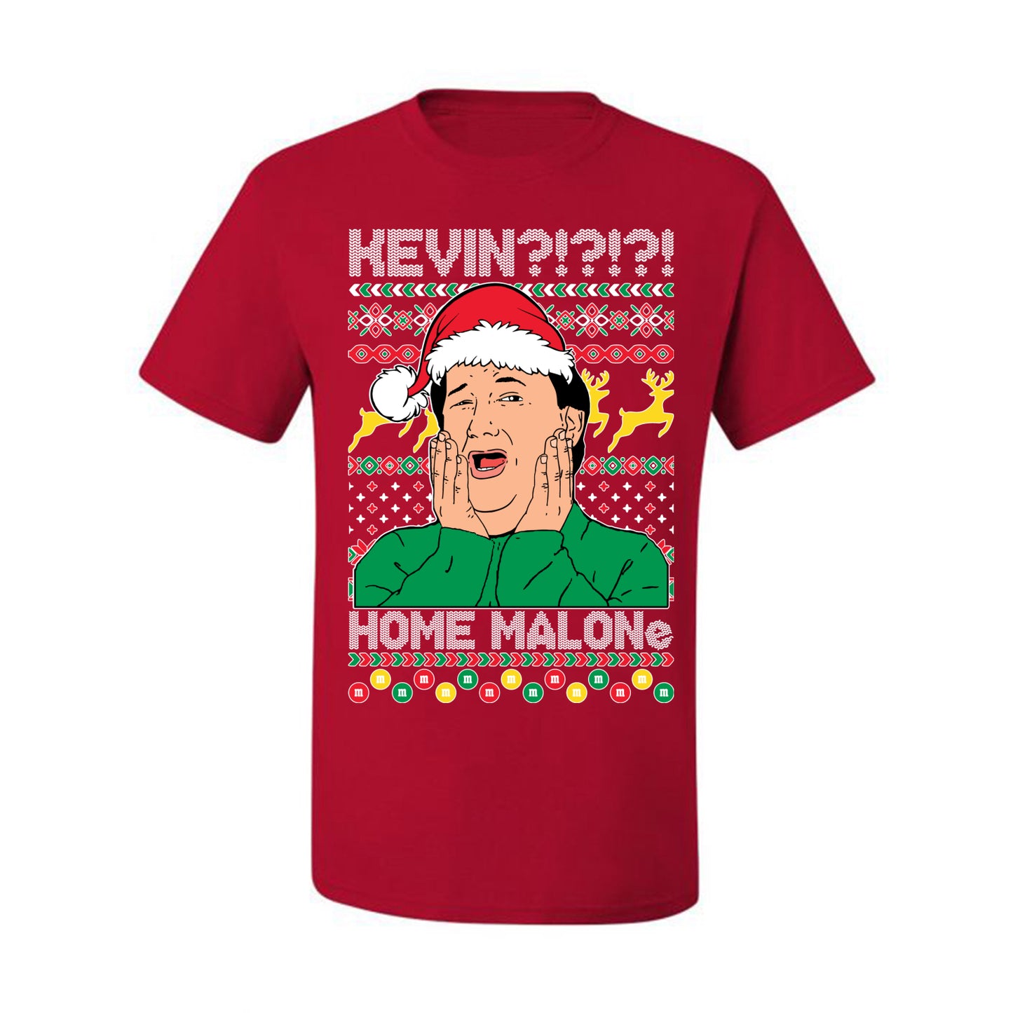 Christmas Graphic  , Kevin Home Malone The Office TV Ugly Christmas Tshirt Men's Graphic T-Shirt Ugly Christmas  Men's T-Shirt
