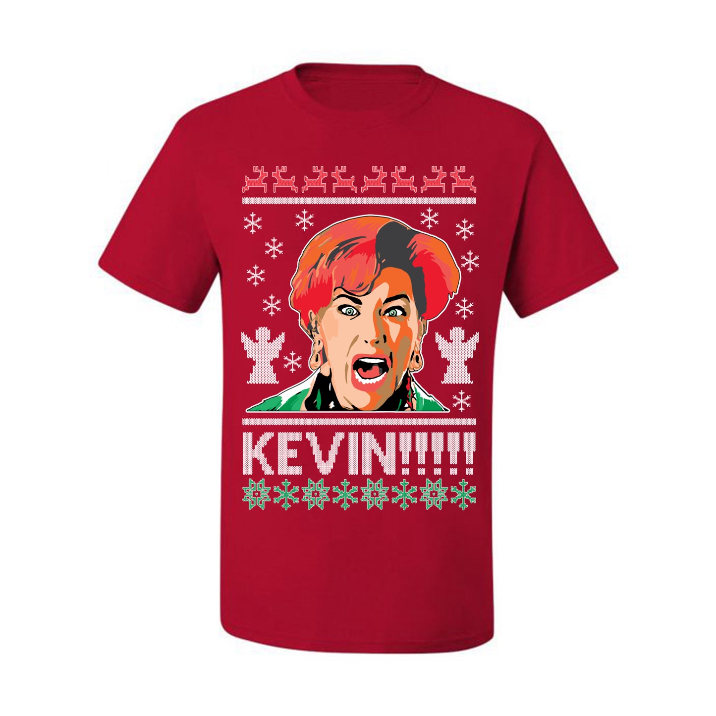 Kevin!!! Xmas Movie Classic, Christmas Gifts, Funny Xmas Gift Idea, Ugly Christmas Sweater Men's T-Shirt