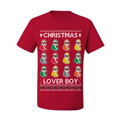 Christmas Lover Boy Album Cover, Christmas Gifts, Funny Xmas Gift Idea, Ugly Christmas Sweater Men's T-Shirt