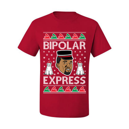 Funny Ugly Xmas Holiday T-shirt  Bipolar Express Ye Bipolar Express Ye Premium  Ugly Christmas T-shirt  Ugly Christmas  Men's T-Shirt