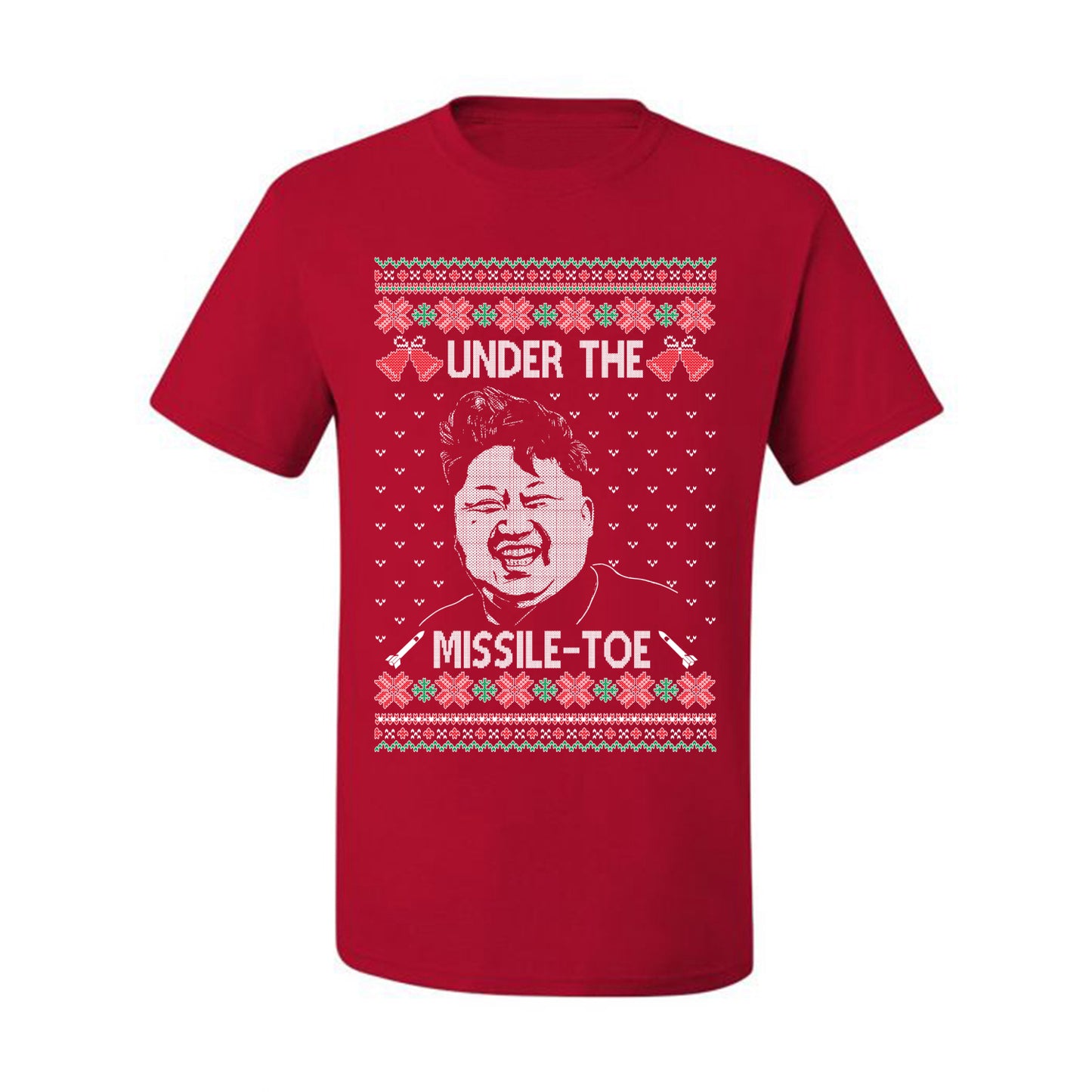 Under The Missle Toe ,Christmas Gifts, Funny Xmas Gift Idea, Ugly Christmas Sweater Men's T-Shirt