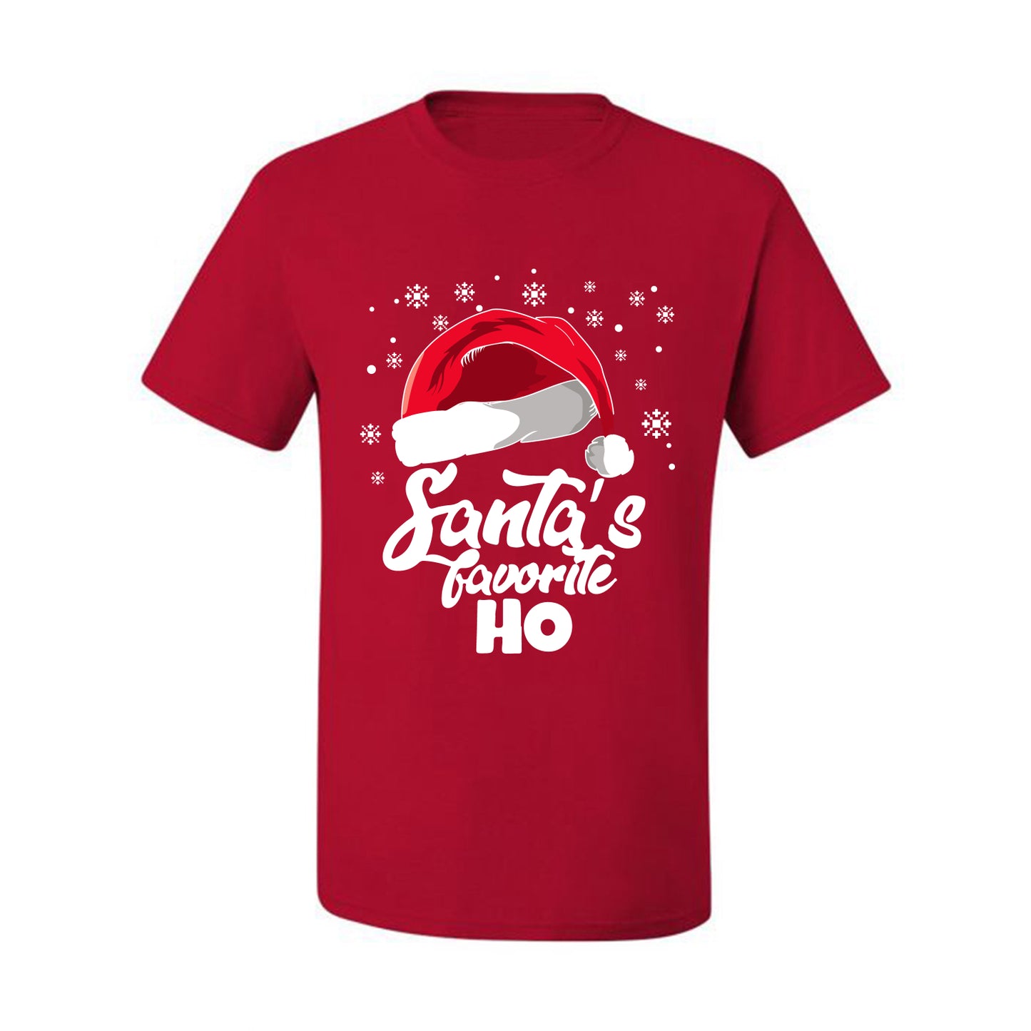 Ugly Christmas  "Santa's Favorite Ho" Butcher's Kitchen, Grilling, Cooking, BBQ  Ugly Christmas Tshirt Men's Graphic T-Shirt Ugly Christmas  Men's T-Shirt