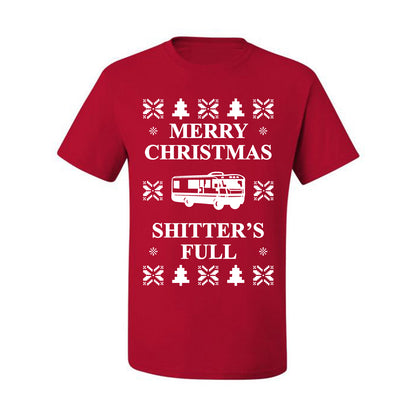 Full Ugly Xmas Tshirt Bodysuit for Infant Creeper Boys Girls Baby, Merry Christmas Shitters Ugly Christmas Tshirt Men's Graphic T-Shirt Ugly Christmas  Men's T-Shirt