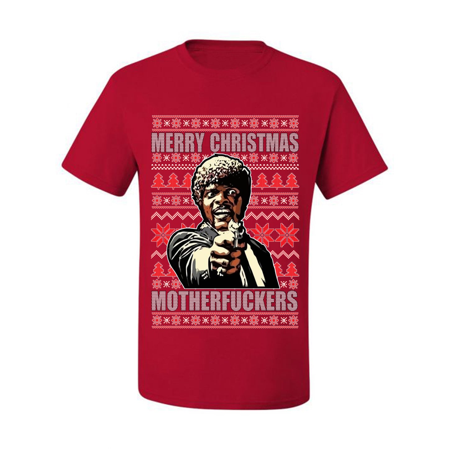 Ugly Xmas Tshirt , Merry Christmas Motherfuckers Ugly Christmas Tshirt Men's Graphic T-Shirt Ugly Christmas  Men's T-Shirt