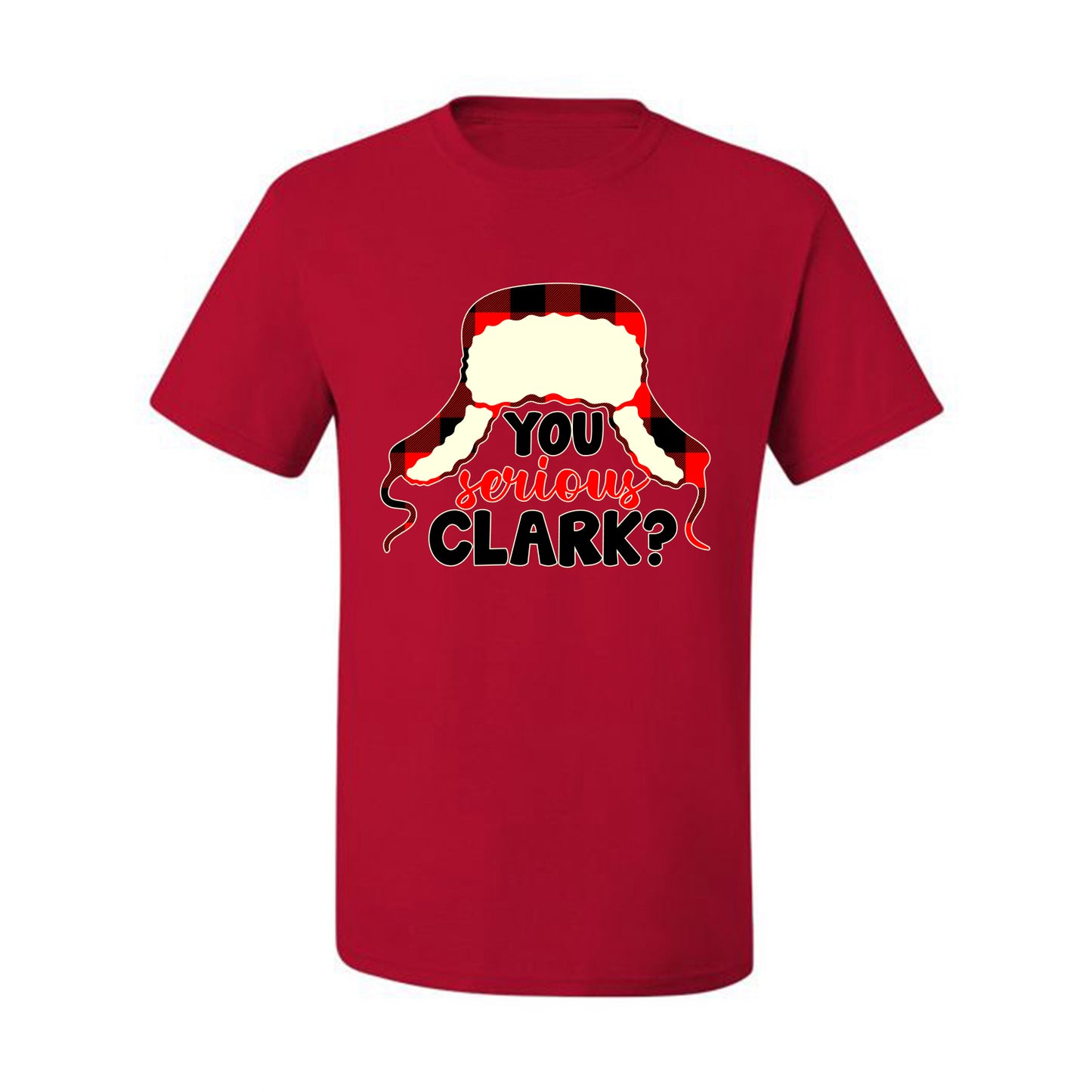 Women's Christmas Top Scoop , You Serious Clark? Wild Bobby Ugly Christmas Tshirt Men's Graphic T-Shirt Ugly Christmas  Men's T-Shirt