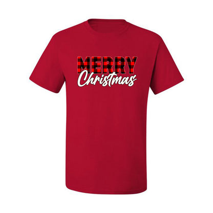Men's Christmas Graphic TShirt, Plaid, Merry Christmas Buffalo  Ugly Christmas Tshirt Men's Graphic T-Shirt Ugly Christmas  Men's T-Shirt