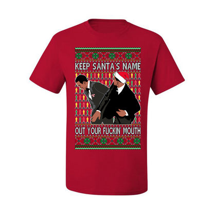 Meme Ugly Christmas  Tshirt , Will Smith Slapping Chris Rock, Wife, Award Show Joke, Ugly Christmas Tshirt Men's Graphic T-Shirt Ugly Christmas  Men's T-Shirt