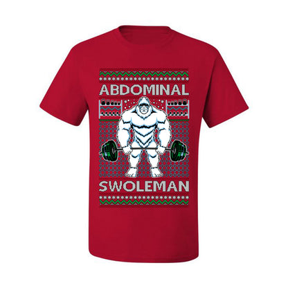 Merry Liftmas Abdominal Swoleman, Christmas Gifts, Funny Xmas Gift Idea, Ugly Christmas Sweater Men's T-Shirt