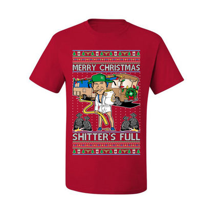 Merry Christmas Shitter's Full Ugly Christmas Sweater, Christmas Gifts, Funny Xmas Gift Idea, Men's T-Shirt