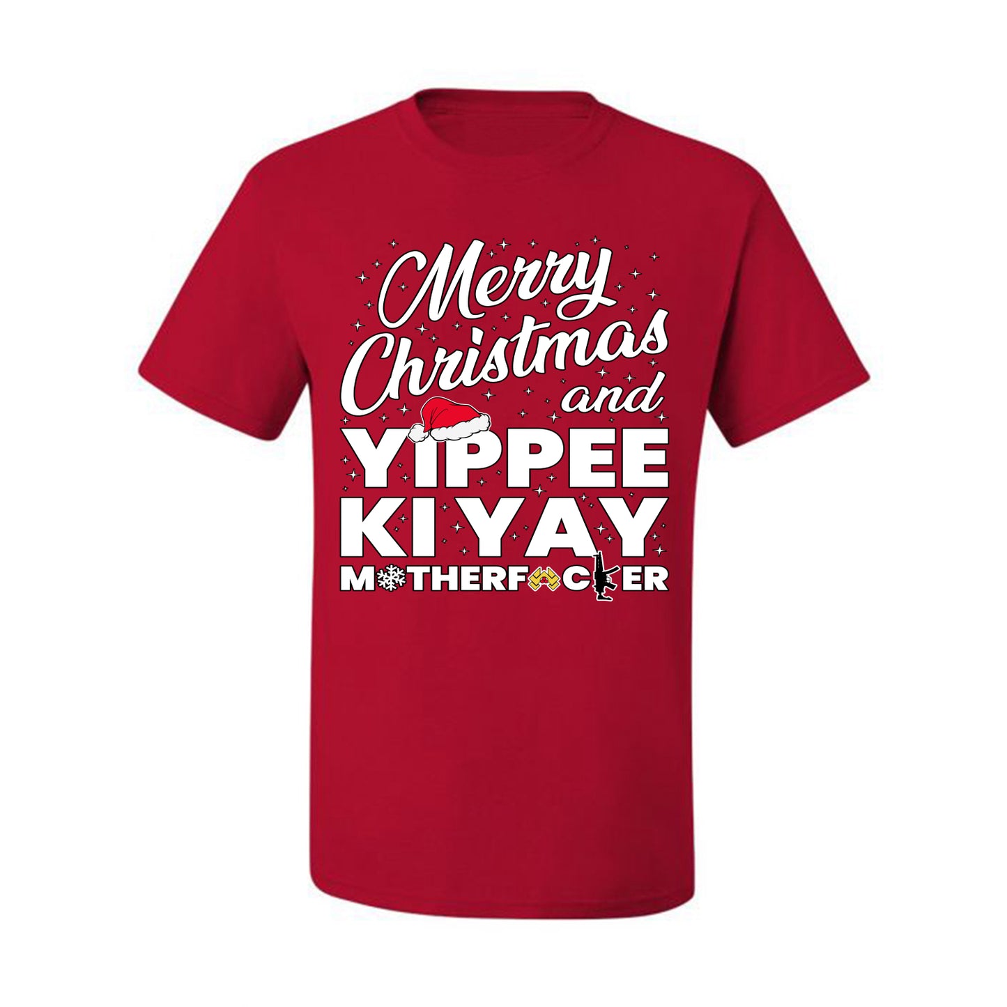 Merry Christmas and Yippee Ki Yay MOFO Ugly Christmas Sweater, Christmas Gifts, Funny Xmas Gift Idea, Men's T-Shirt