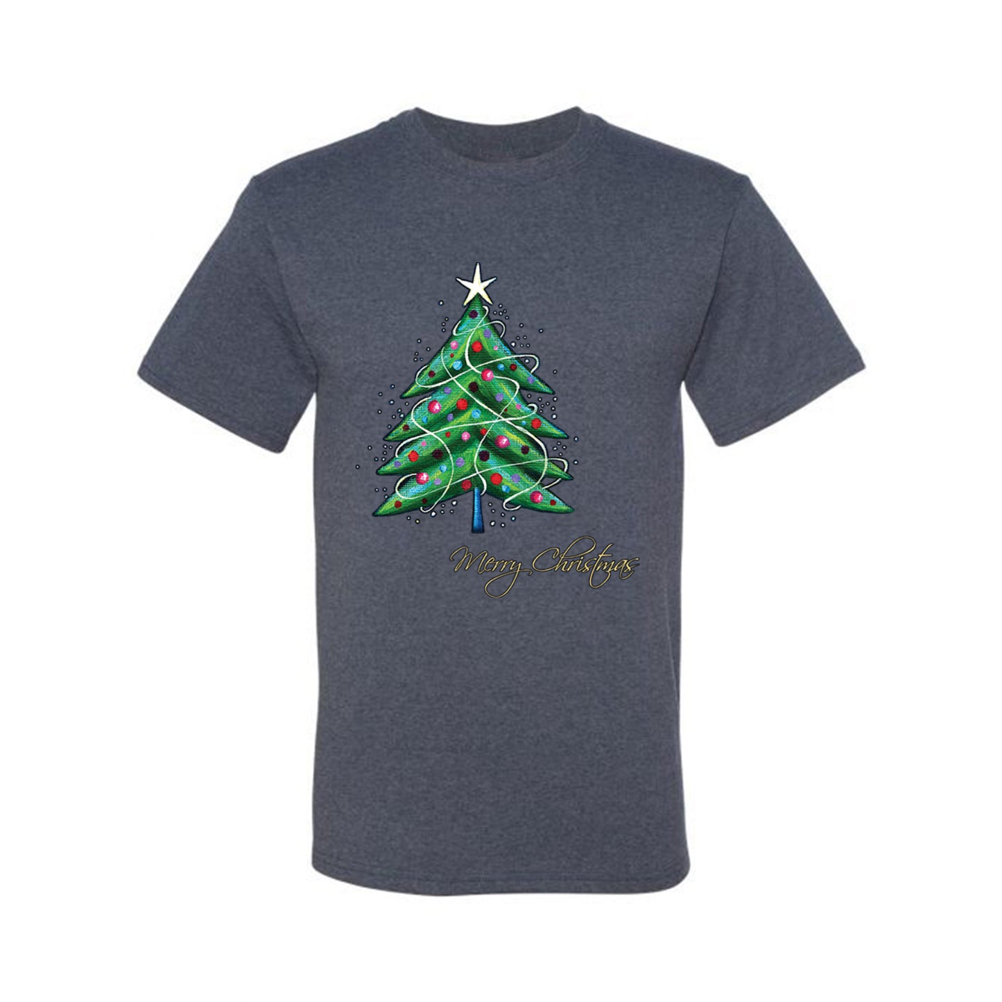 Graphic Ugly T-shirt for Christmas Merry Christmas Tree  Shirt T-Shirt Ugly Christmas T-shirt  Ugly Christmas  Men's T-Shirt