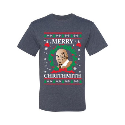 Mike Tyson  Ugly T-shirt Merry Chrithmith Ugly Christmas T-shirt  Ugly Christmas  Men's T-Shirt