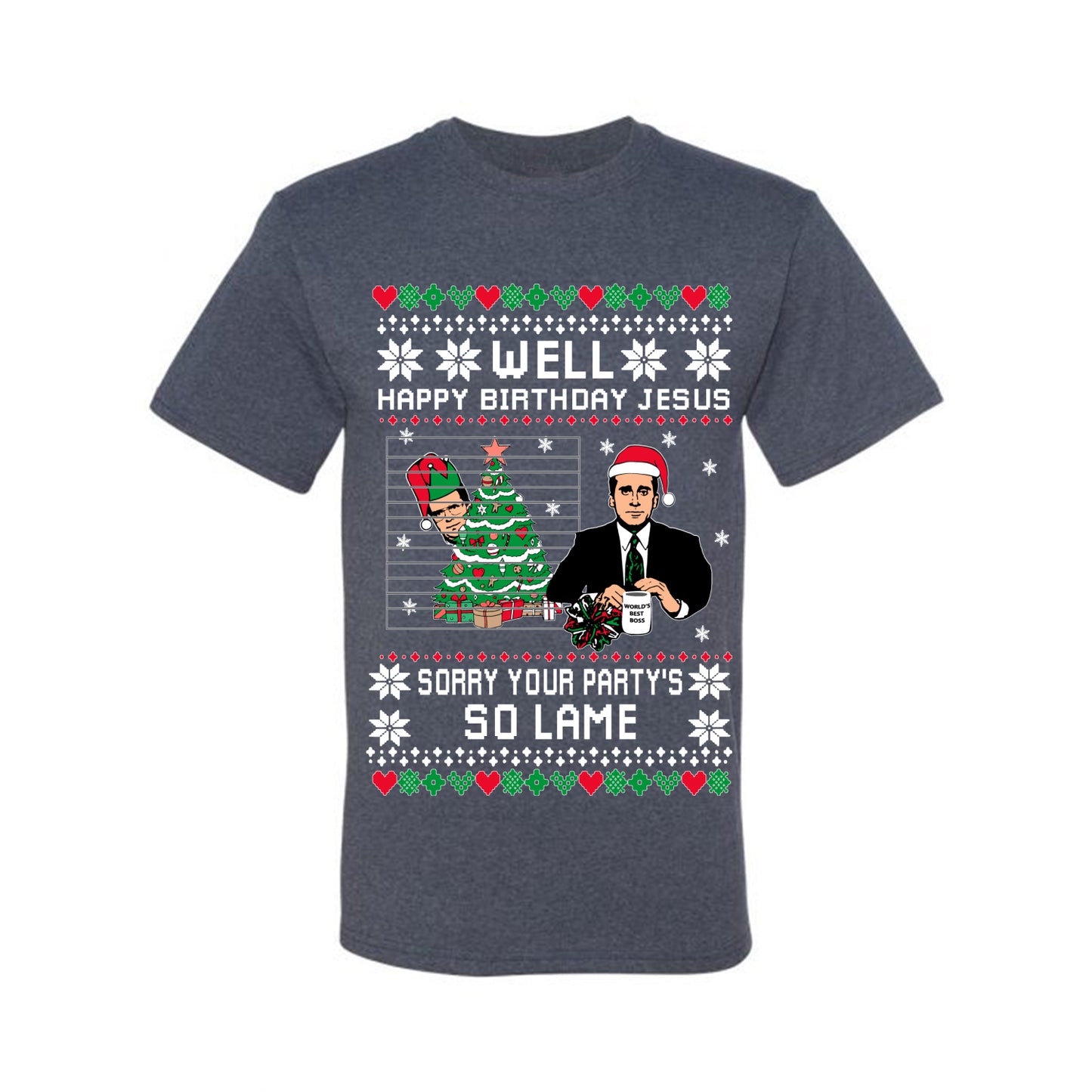 It's Jesus' Birthday Ugly  Christmas T-shirt Ugly Christmas T-shirt  Ugly Christmas  Men's T-Shirt