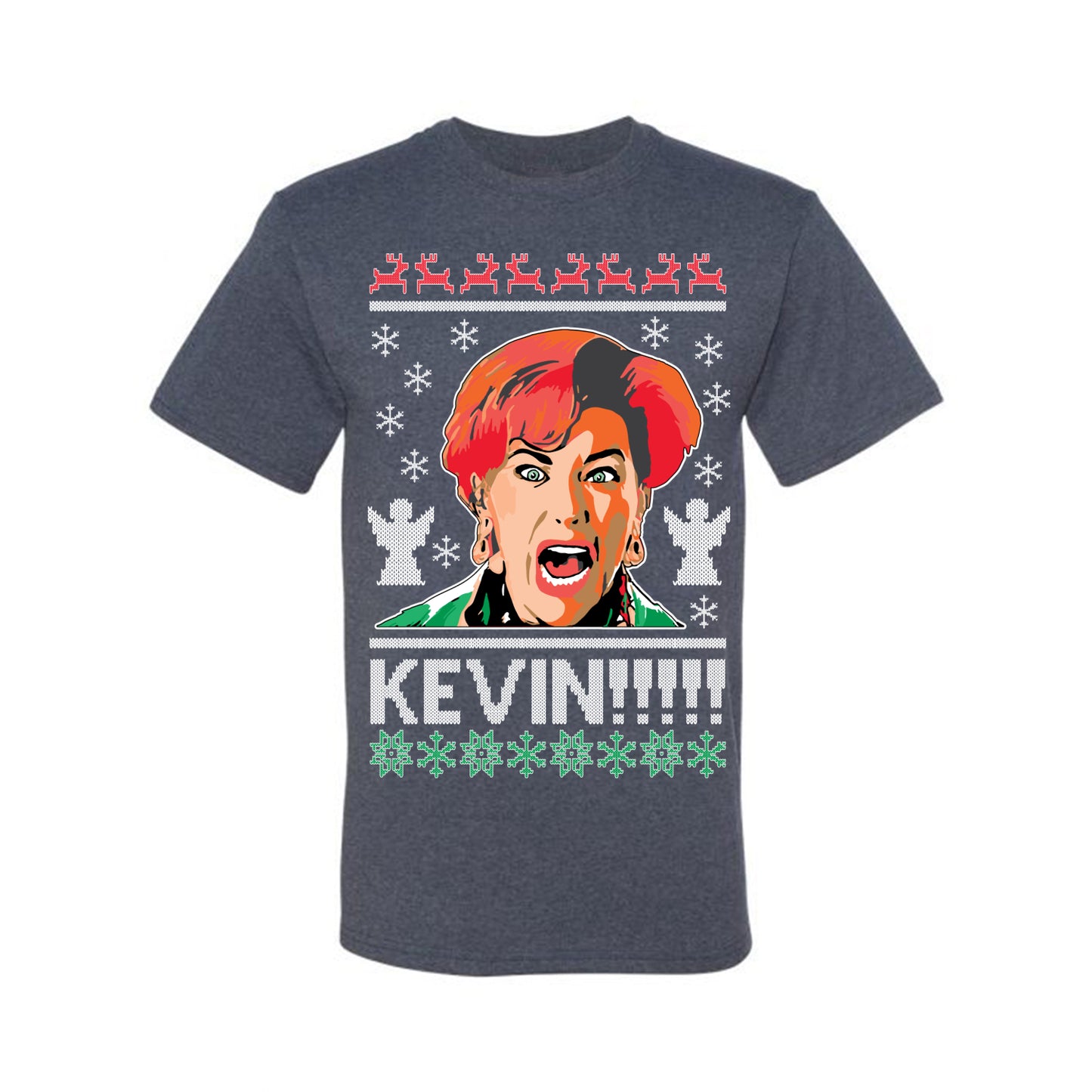 Kevin!!! Xmas Movie Classic, Christmas Gifts, Funny Xmas Gift Idea, Ugly Christmas Sweater Men's T-Shirt