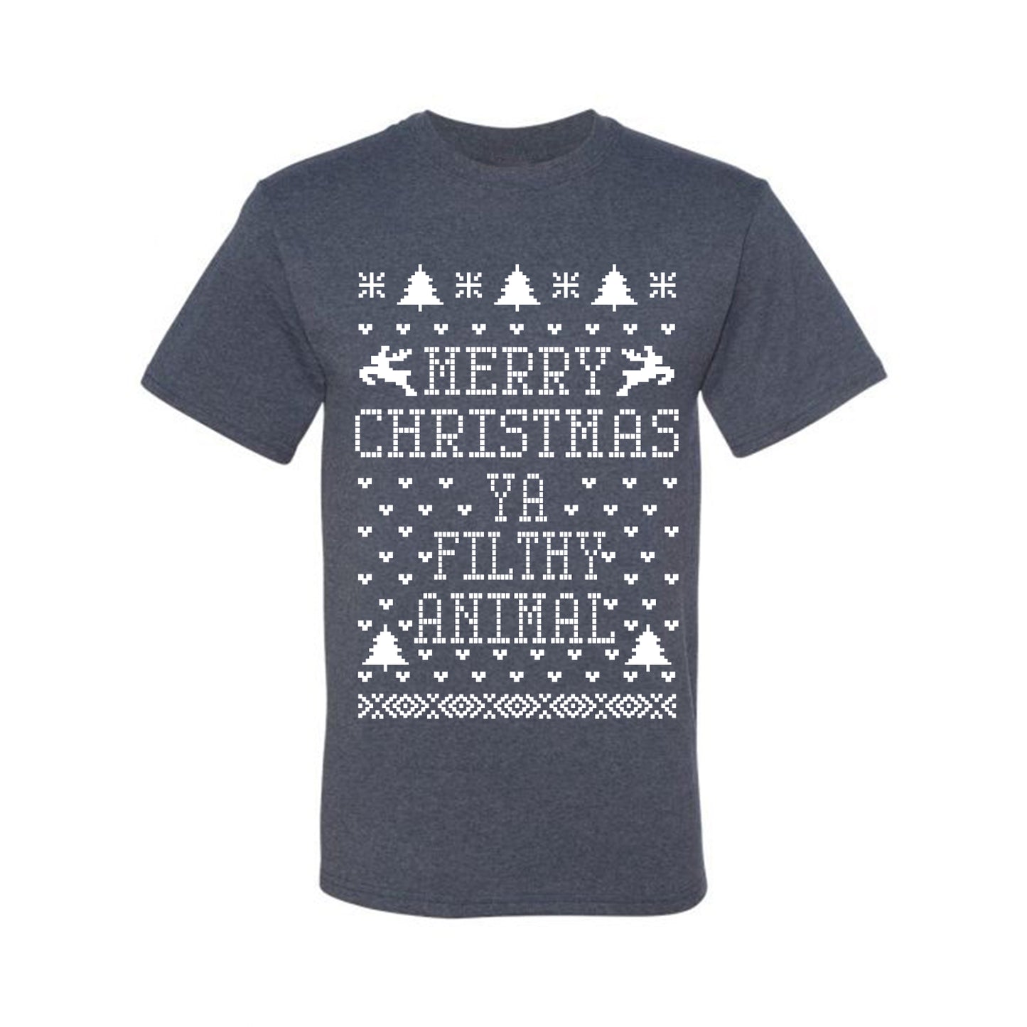 Merry Xmas You Filthy Animal, Christmas Gifts, Funny Xmas Gift Idea, Ugly Christmas Sweater Men's T-Shirt
