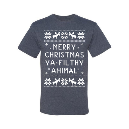 Baby's Ugly Christmas Bodysuit T-shirt Kids Girls Boys Infant Merry Christmas Ya' Filthy Ugly Christmas T-shirt  Ugly Christmas  Men's T-Shirt