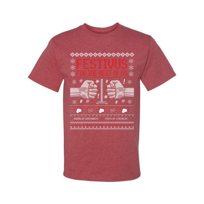 Festivus for the Rest of Us, Christmas Gifts, Funny Xmas Gift Idea, Ugly Christmas Sweater Men's T-Shirt