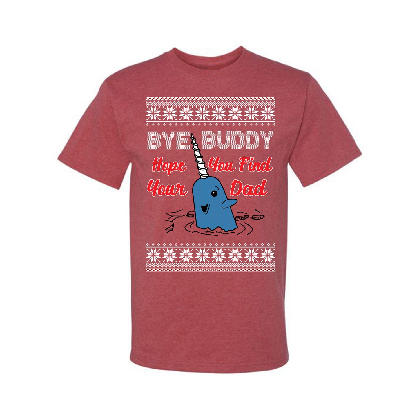 Hope You Find Your Dad Funny Elf Christmas Quote, Christmas Gifts, Funny Xmas Gift Idea, Ugly Christmas Sweater Men's T-Shirt