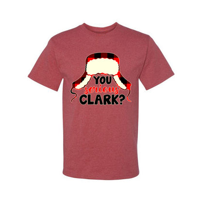 Women's Christmas Top Scoop , You Serious Clark? Wild Bobby Ugly Christmas Tshirt Men's Graphic T-Shirt Ugly Christmas  Men's T-Shirt