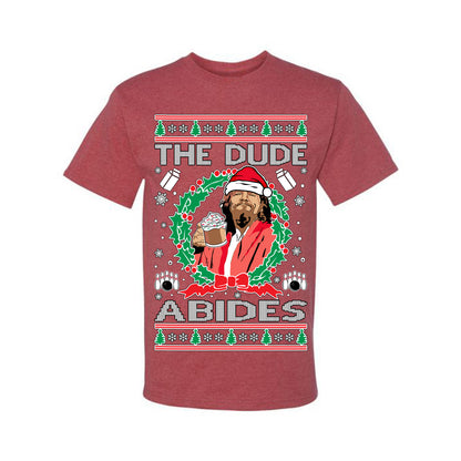 Big Lebowski - The Dude Abides, Christmas Gifts, Funny Xmas Gift Idea, Ugly Christmas Sweater Men's T-Shirt