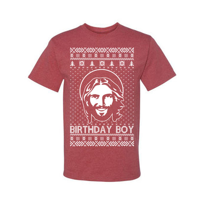 Birthday Boy Jesus Christ, Christmas Gifts, Funny Xmas Gift Idea, Ugly Christmas Sweater Men's T-Shirt