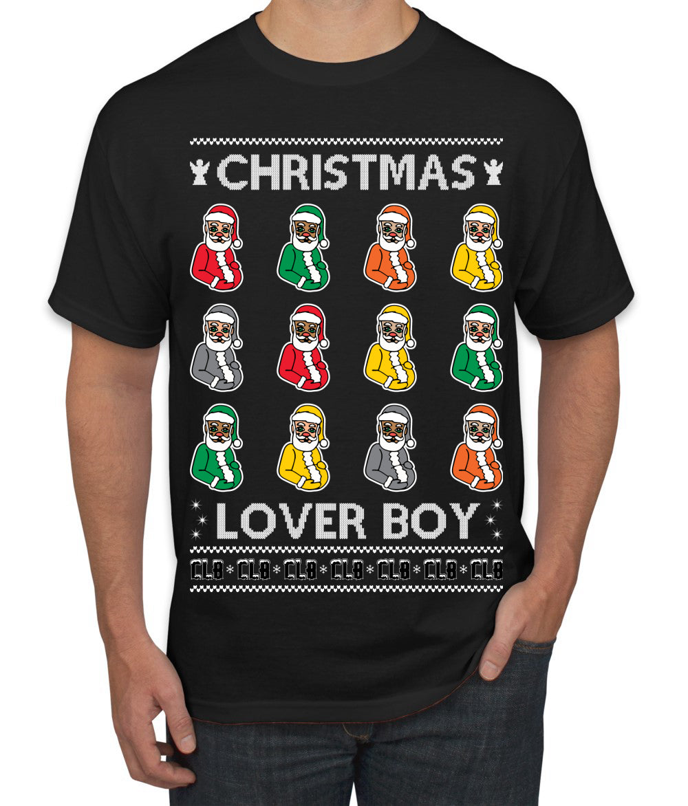 Christmas Lover Boy Funny Santa Rapper, Christmas Gifts, Funny Xmas Gift Idea, Ugly Christmas Sweater Men's T-Shirt