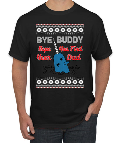 Narwhal Hope You Find Your Dad Quote, Christmas Gifts, Funny Xmas Gift Idea, Ugly Christmas Sweater Men's T-Shirt
