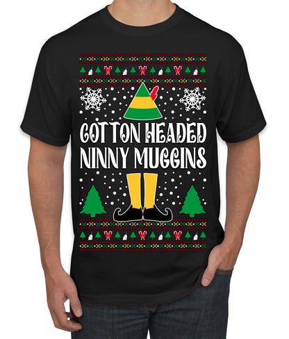 Cotton Headed Muggins Christmas Movie Quote, Christmas Gifts, Funny Xmas Gift Idea, Ugly Christmas Sweater Men's T-Shirt