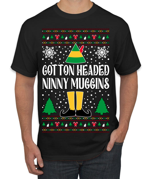 Cotton Headed Muggins Christmas Movie Quote, Christmas Gifts, Funny Xmas Gift Idea, Ugly Christmas Sweater Men's T-Shirt