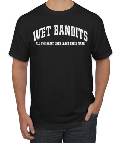 Vintage Movie Quote Wet Bandits Leave They're Mark, Christmas Gifts, Funny Xmas Gift Idea, Ugly Christmas Sweater Men's T-Shirt
